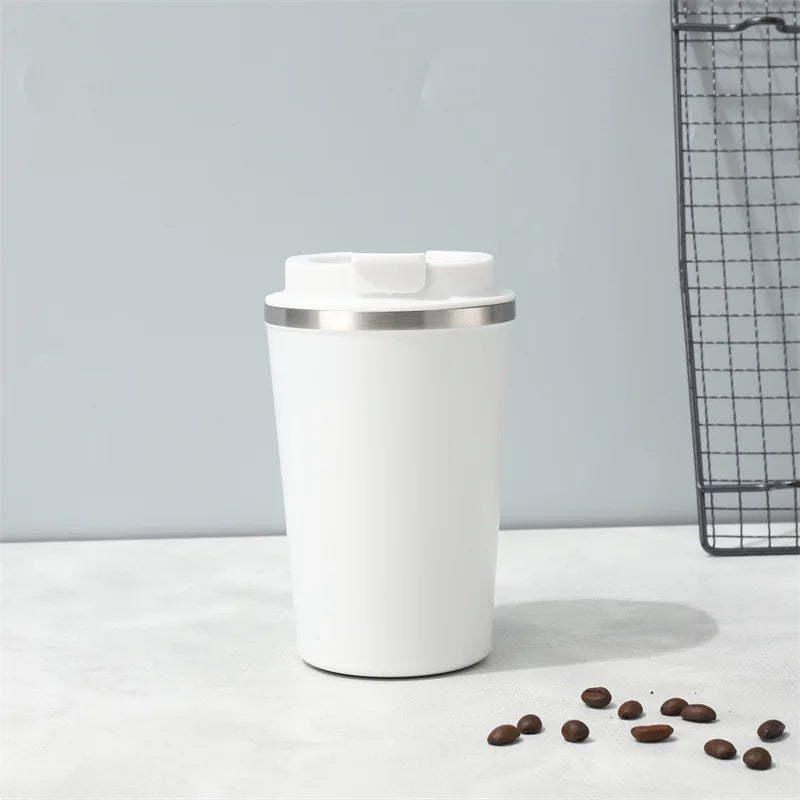 Custom Engraved Thermos Mug Personalized Insulated Travel Cup with Name Double Wall Stainless Steel Gift Mug for CoffeeTea