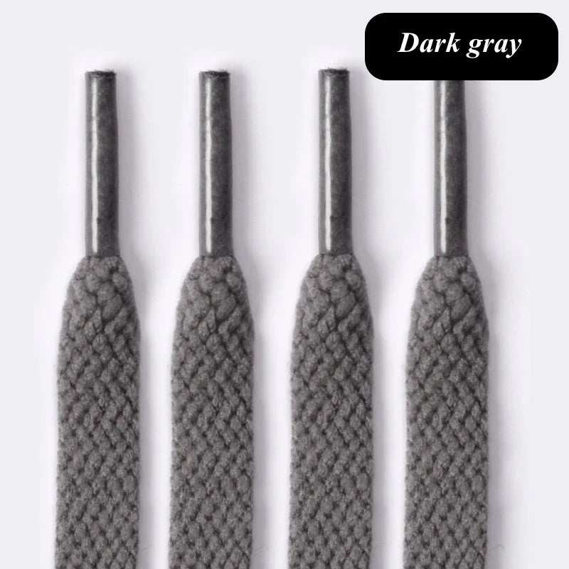 Flat AF1 Sneakers Shoelaces Canvas Basketball Shoelace Black White Color Classic Shoes laces 36colors Shoe Lace Accessories