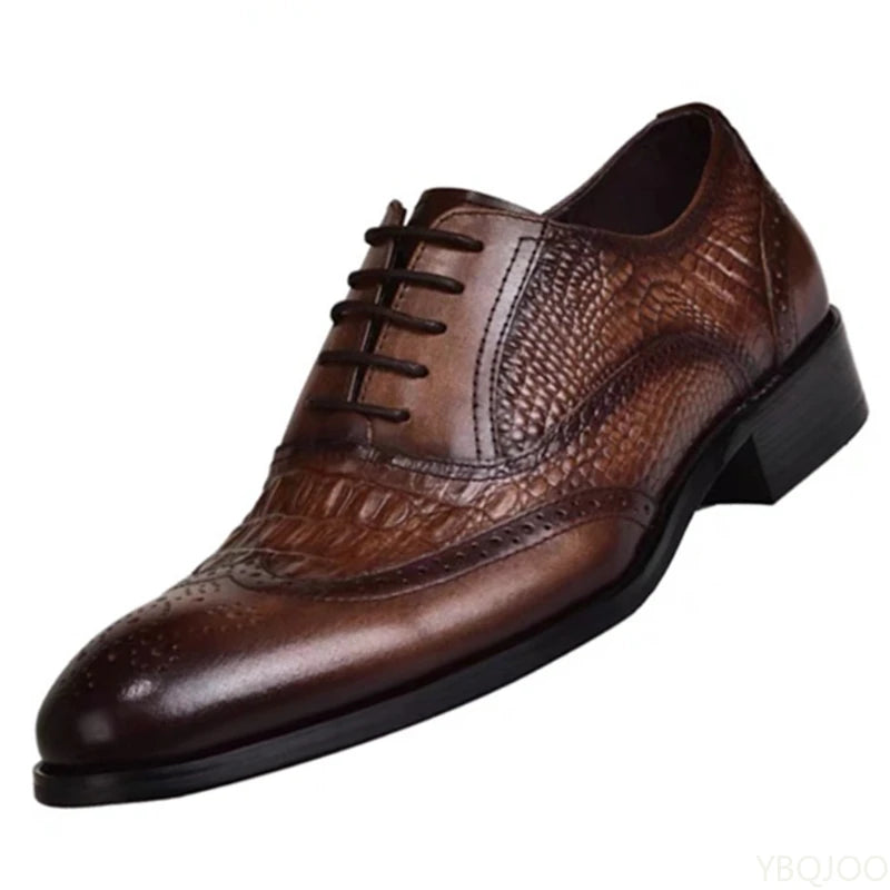 2025 Large Size Fashionable Men's Office Formal Shoes Low Cut Daily Comfortable Pointed Multifunctional Men's Wedding Shoes