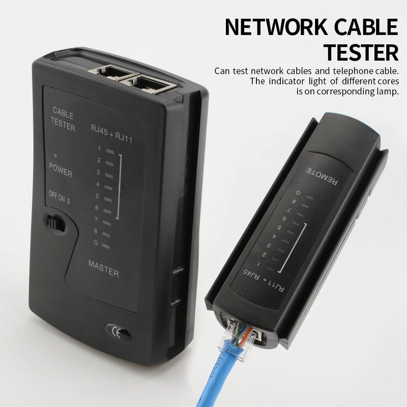 Network Cable Tester LAN Cable And RJ11 Telephone Cable