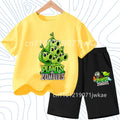 Children's Plants Vs. Zombies Short - Sleeved T - Shirt Set - View 17 | SAMAG