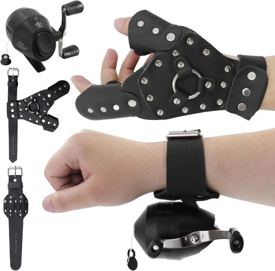 Fishing Reel Kit Leather Gloves for Slingshot Outdoor | SAMAG