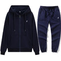 New Men's Autumn and Winter Classic Hoodie and Sweatpants, Suitable for Leisure Fitness, Warm Sports Set - View 12 | SAMAG