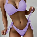 Summer Fashion Solid Color Strap Bikini Anti-Wrinkle | SAMAG