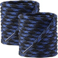 Round Wave Shape Non Slip Heavy Duty and Durable Outdoor Climbing Shoelaces Hiking Shoe Laces Shoestrings 2 Pair