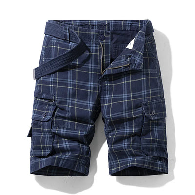 New Summer Men Thin Cotton 100% Cargo Shorts Jogger Pants | SAMAG