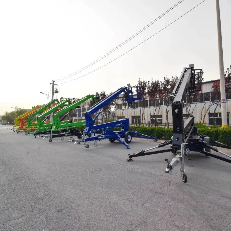 Customized New AWP Man Lifts Chassis-Mounted Telescopic Trailer Hydraulic Platform Lift Motor Towable Articulated Boom Nacelle L