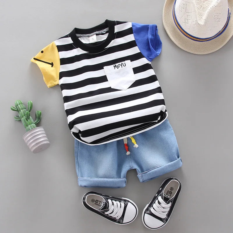 Korean Version Baby Short - Sleeved Clothing Suits Summer - View 6 | SAMAG