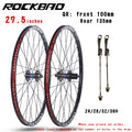 ROCKBAO Mountain Bike Wheelset 24/26/27.5/29inches Disc Brake 4Bearings 7-12speed Quick Release 29er MTB Bicycle Wheel
