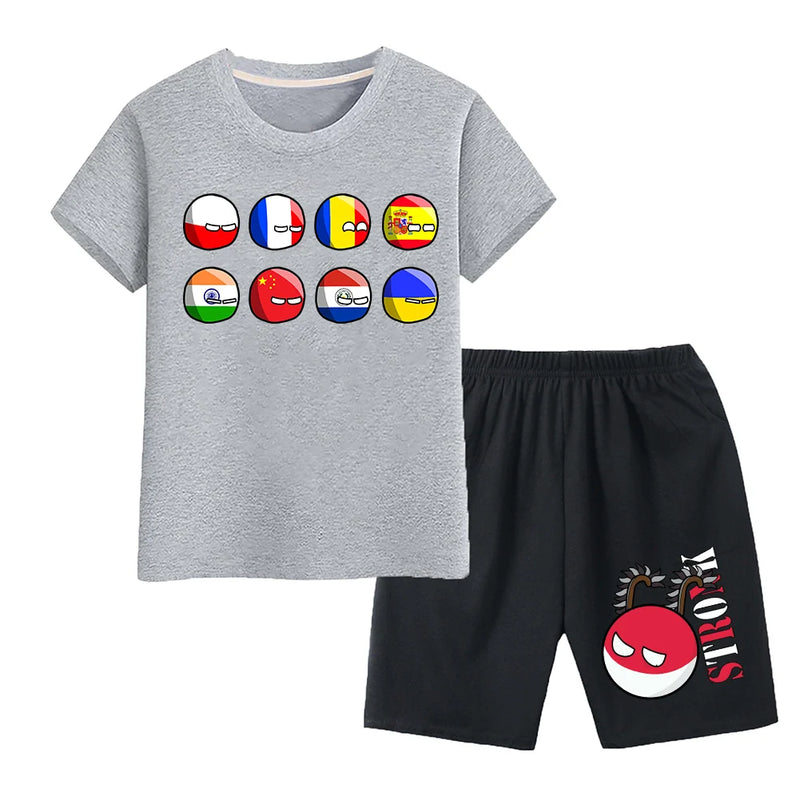 Countryball Polandballs Clothes for Summer Toddler Girls | SAMAG