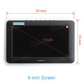 LEADSTAR D9 9 inch Portable TV DVB-T2 ATSC ISDB-T tdt DTT Digital and Analog mini small Car Television Support TF MP4 H.265 AC3