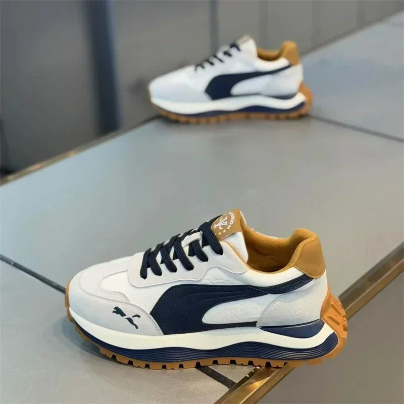 2025 Casual Shoes Men's Sports Sneakers Street Casual Platform Shoes Soft and Comfortable Non-slip Fashion Men's Shoes