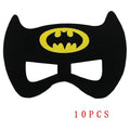32/28/10 Pcs/Lot Superhero Mask Cosplay Christmas Halloween  Carnival Party Props  Birthday Felt  Masquerade