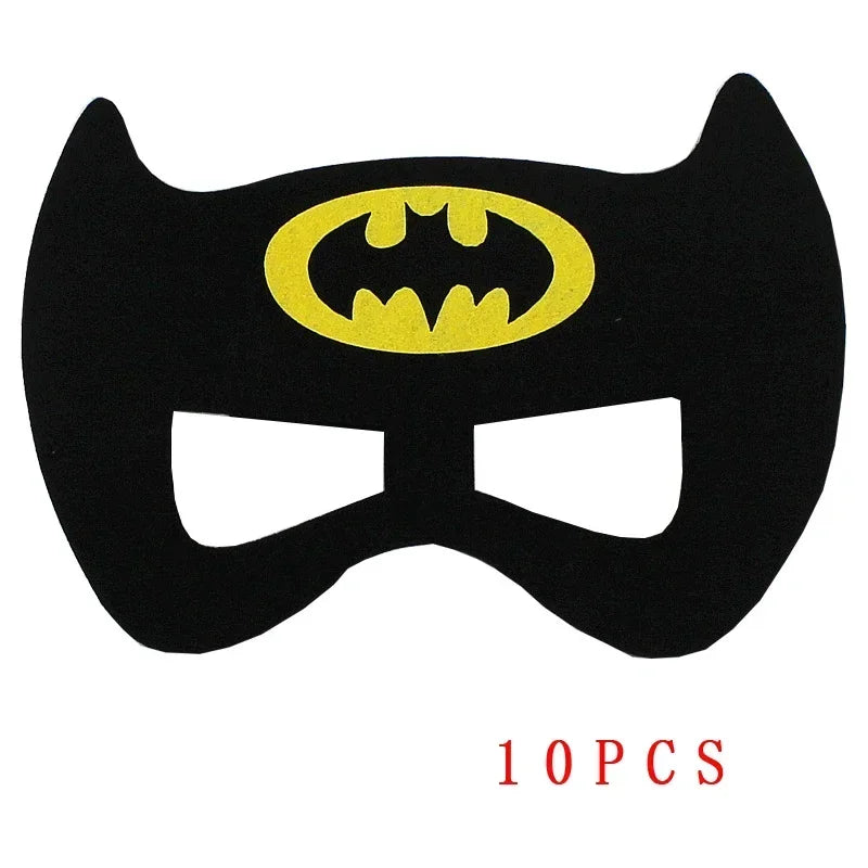 32/28/10 Pcs/Lot Superhero Mask Cosplay Christmas Halloween  Carnival Party Props  Birthday Felt  Masquerade
