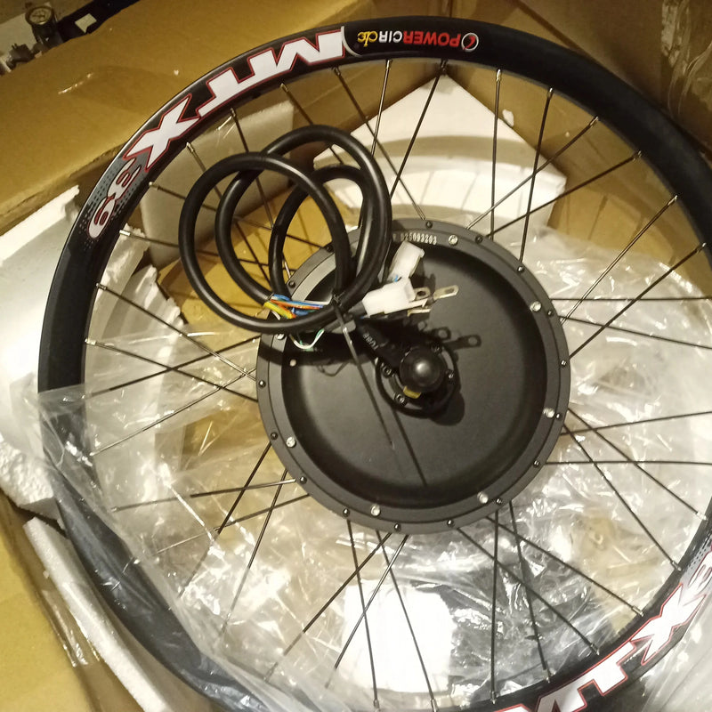 72V 5000W E-Bike Conversion Kit Brushelss Gearless Rear Wheel Hub Motor 2000W,3000W For Electric Bicycle
