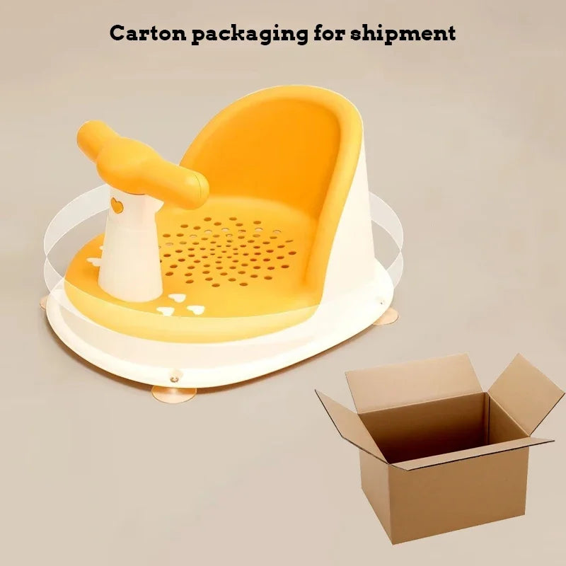 HOMEFISH Children's Shower Seat Portable Shower Stand for Newborns and Young Children Children's Growth Accessories