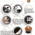 300W Small Household Palm Coffee Machine Kitchen Appliances Office Freshly Ground Coffee Tea Maker Drip Type 220V-240V