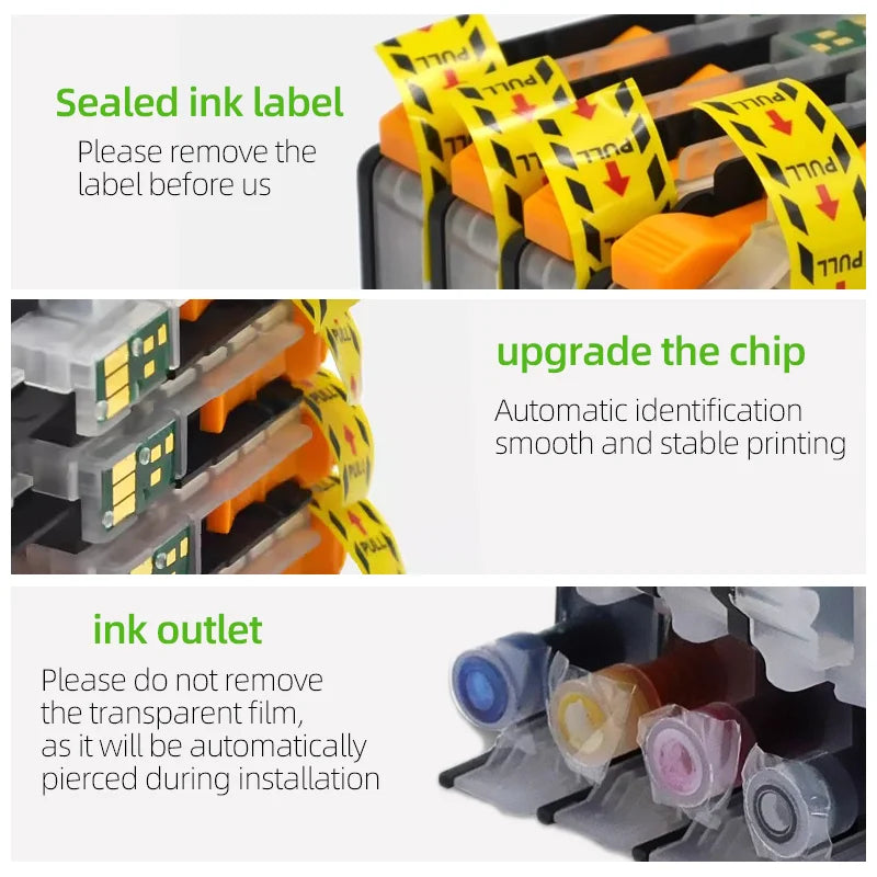 223XL LC223 LC221 LC 223 XL Ink Cartridge Compatible for Brother DCP-J562DW J4120DW MFC-J480DW J680DW J880DW MFC-J5320DW Printer