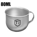 Titanium Purification Water Cup, Anti-Mold Antibacterial Drinking Mug with Lid, for Home Outdoor Beer Coffee Cold Drinks