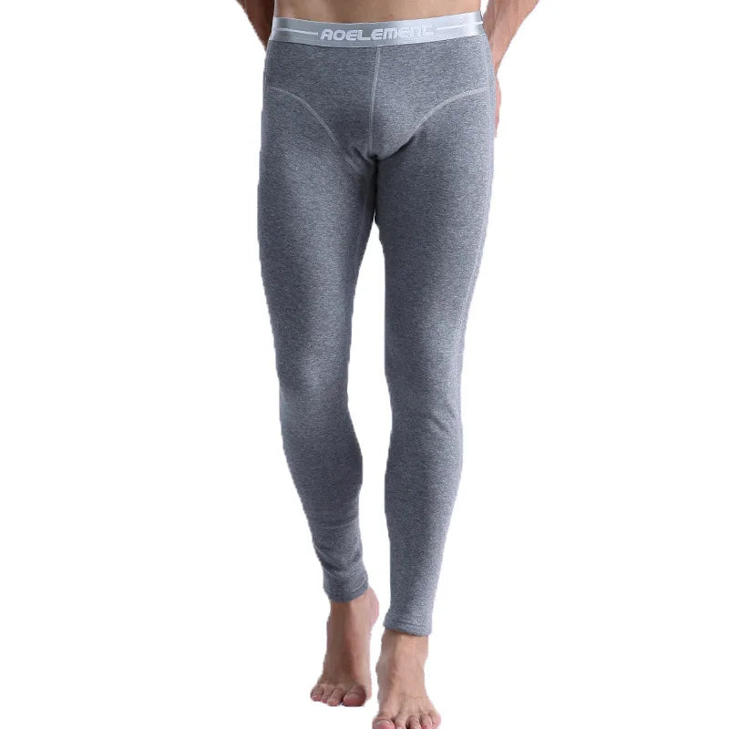 Men's Winter Thermal Underwear Warm Velvet Long Johns Man Thick Double Layer Leggings Breathable Thermo Pant Pantalon Termico