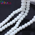 OlingArt Rubber Glass Beads High 6MM Quality 100PCS/Lot Candy Color Neon Matte Loose Handmade DIY Jewelry Making Bracelet