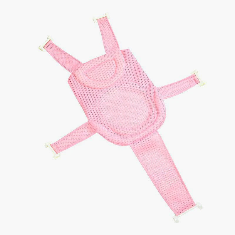 Baby Bath Cushion Pad Newborn Infant Bathtub Mat Supporter Net Summer Nonslip Floating Bathing Five point Adjustable Bath Mat