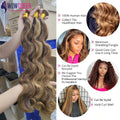 12A Highlight Body Wave Bundles Human Hair P4/27 Ombre Brown Blonde Bundles Colored Brazilian Human Hair Weaving Extensions