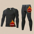 Winter Thermal Underwear Set For Men Keep Warm Long Johns Base Layer Sports Fitness Leggings Tight Undershirts Fleece Pajamas