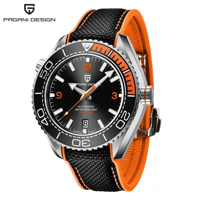 PAGANI DESIGN Classic Luxury Men Mechanical Wristwatch Sapphire Glass Clock Top Brand Stainless Steel Waterproof Watch Men Gift
