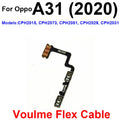 Volume Power Flex Cable For OPPO A5 A9 A31 A33 A91 A92 A93 2020 4G On OFF Power Buttons Voulme Side Key Switch Flex Cable