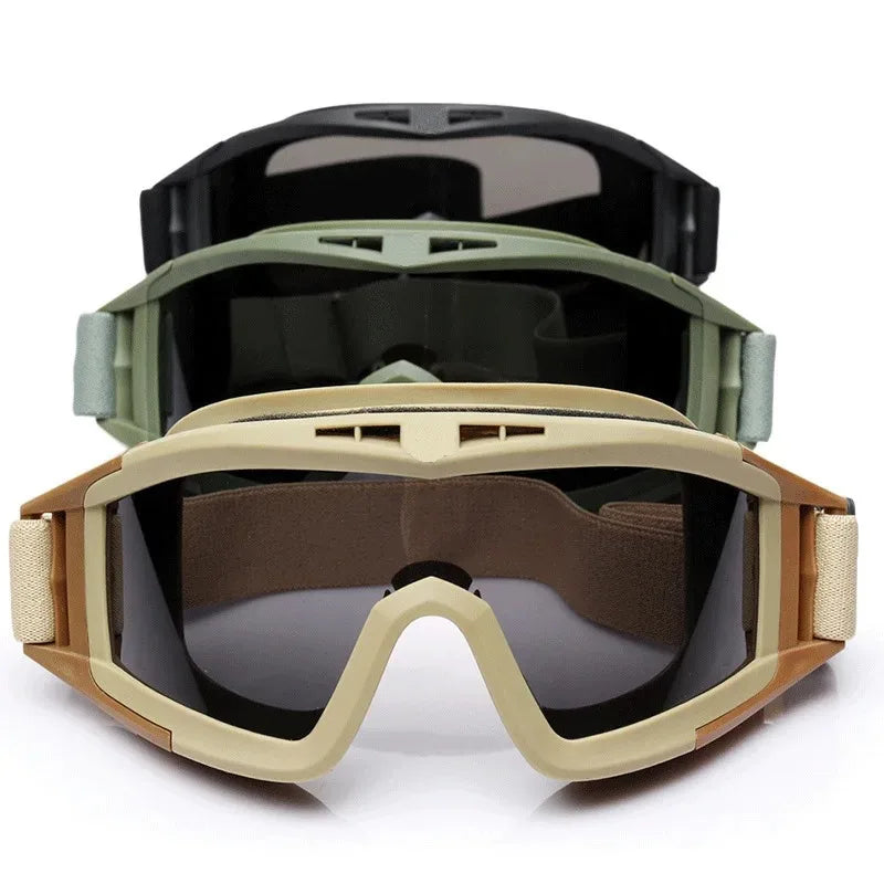 Outdoor Tactical Glasses Desert Locust Military Fan | SAMAG