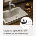 1pc Durable Rubber Bathtub Drain Stopper With Chain, Universal Sink Plug Strainer, Lightweight And Sturdy For Bathroom & Kitchen