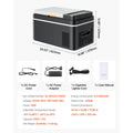 SucceBuy 15L - 55L Car Refrigerator Mini Fridge Freezer Portable Compressor Cooler DC 110-240V Ice Box for Camping RV Travel