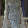Serene Hill Saudi Arabia Caramel Mermaid Elegant Cape | SAMAG