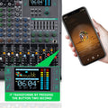 FSWIRI Professional DJ audio mixer 14/18-way mixer stage meeting Bluetooth USB flash drive MP3 tape effect  Sound mixer