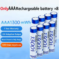 NEW Nohon Rechargeable Battery 1.5V AA 3600mWh AAA 1300mWh Original Li Batteries With Charger for Clock Video Radio Game Camera