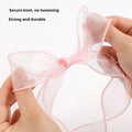 4CM Wide Lace Snow Yarn Shoelaces Flat Sheer Laces Fancy Shoelaces for Women Girls Lace Shoes Accessories 100/120/140CM 1Pair