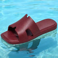 Women's Slippers, Summer Cool Slippers, Breathable Open Toed Side Hollow, One Foot Sandal Shoes, Comfortable Slippers 36-41