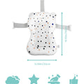 Baby Bath Support Seat Star Pattern Print 3D Breathable Mesh Soft Padded Pillow Non-Slip Infant Newborn Bath