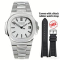 New Specht & Söhne 40MM Rose Gold Japan Miyota 8215 Movt Automatic Mechanical Men Watch Steel Sapphire Crystal 50M Waterproof