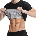 Men's Sauna Suit Shirt - Heat Trapping Sweat Compression Vest, Shapewear Top, Gym Exercise Versatile Shaper Waist Trainer