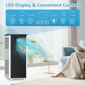 8000 BTU Portable Air Conditioner 3 in 1 Cool Dry Fan Portable AC Unit with Sleep Mode 24H Timer Remote Control Complete Window Vent Kit Portable Air Conditioner for Bedroom Apartment Up to 350 Sq Ft