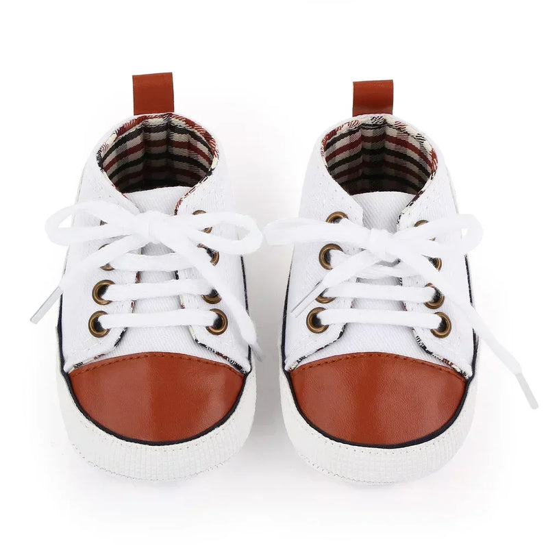 Print Canvas Baby Sports Sneakers For Newborn Baby Boys Girls First Walkers Shoes Infant Toddler Soft Sole Baby Shoes
