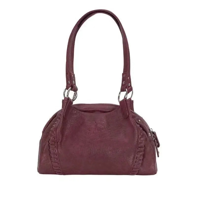Korean Japan Ason Bag Street Style AS Leather Tote Handbag Large Capacity Motorcycle Wanderlust Mini Shoulder Bag Daily Use Bag