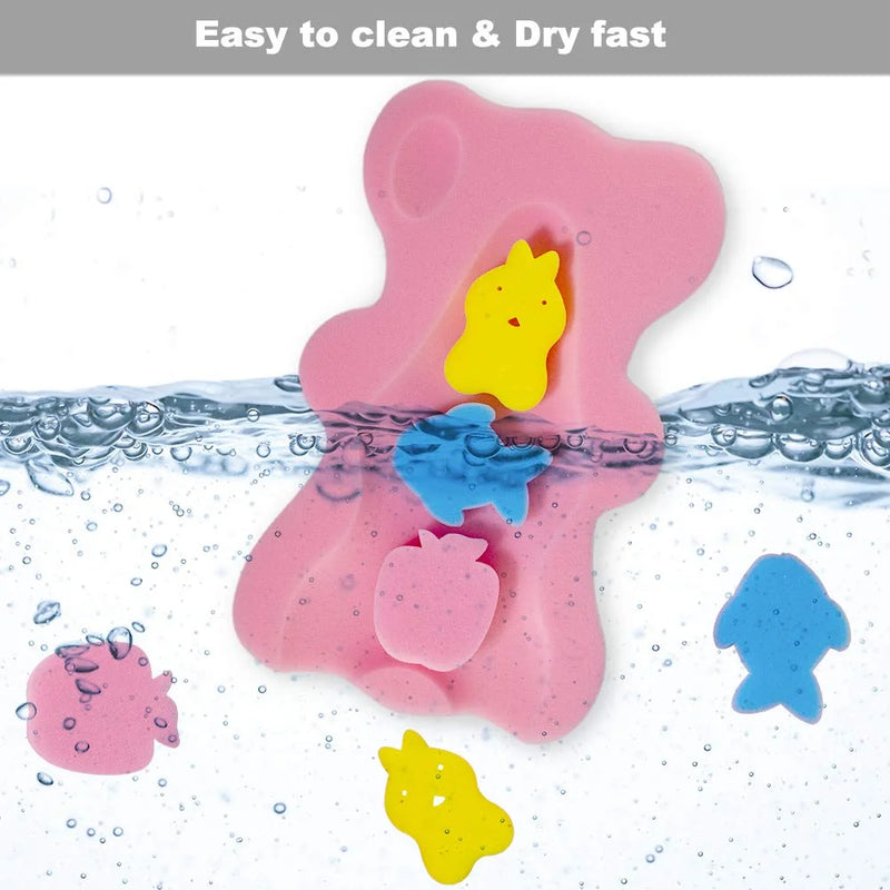 Baby Bath Cushion Sponge Soft Anti Slip Bathtub Head - View 4 | SAMAG