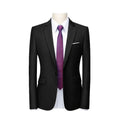 22 Color Men's Suit Jacket, Single Button V-neck Dress Coat Black Blue Red Slim Blazer Asian Size Terno Masculino, M-5XL 6XL