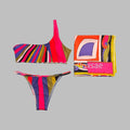 Women's Scarf Swimsuits with Letter Signature Logo Lady | SAMAG