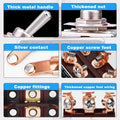 High Current Rocker Switch 2/3/4/6/8/9/12Pin Self Reset/Self-locking Toggle Switch Copper Pin 32A 250VAC Power Button Switch