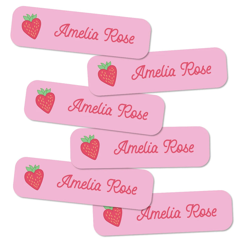 132 Personalized Name Stickers for Kids, Custom Waterproof Name Labels for Bottles, Lunch Boxes, School Supplies