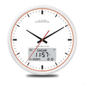 Modern Wall Clock 33cm Large Screen Round Clock With Roman Numerals Display For Living Room Bedroom Office Dropshipping